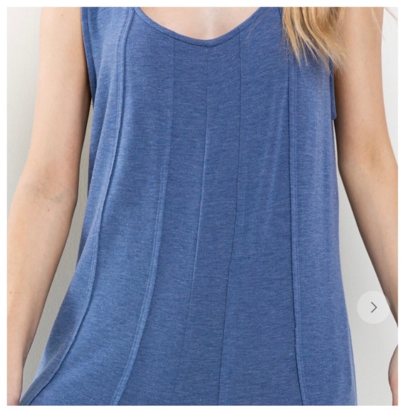 Boho Wide Leg Soft Touch Sleeveless Jumpsuits - Picture 4 of 4